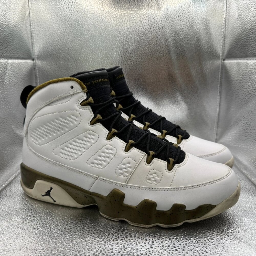 Size 10.5 Jordan 9 Retro Statue High‎ White Mens Basketball Shoes 302370-109